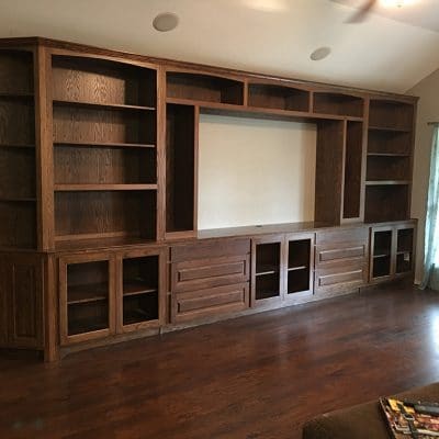 Custom Family Room Cabinets