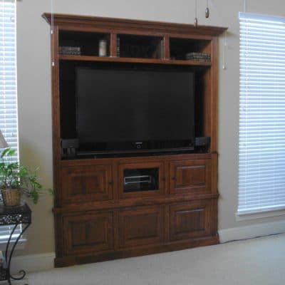 Custom Family Room Cabinets