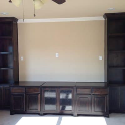 Custom Family Room Cabinets